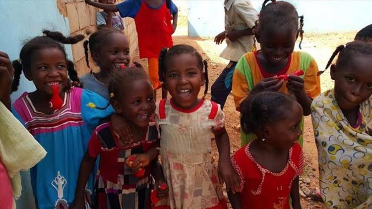 Sudanlı çocuklardan Türkiye’ye teşekkür
