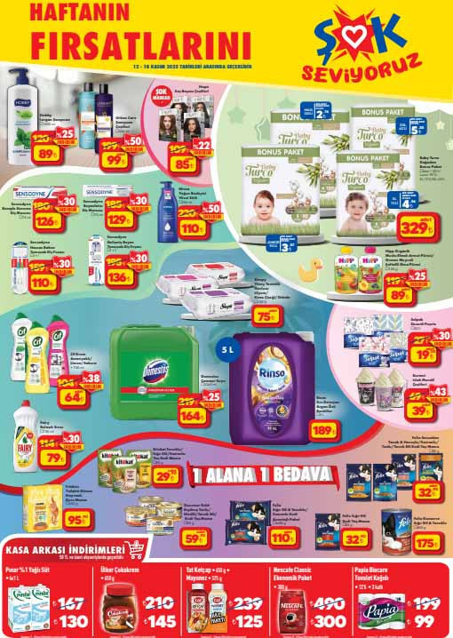 SATIŞTA ŞOK AKTÜEL ÜRÜNLER 12 KASIM 2025 BROŞÜRÜ - TAM LİSTE || ŞOK Market afişi ile bu hafta neler geliyor Fanlı ısıtıcı, şarjlı tiftik makinesi, 3lü ankastre set, buhar kazanlı ütü, kapsül kahve makinesi ŞOK Marketlerde