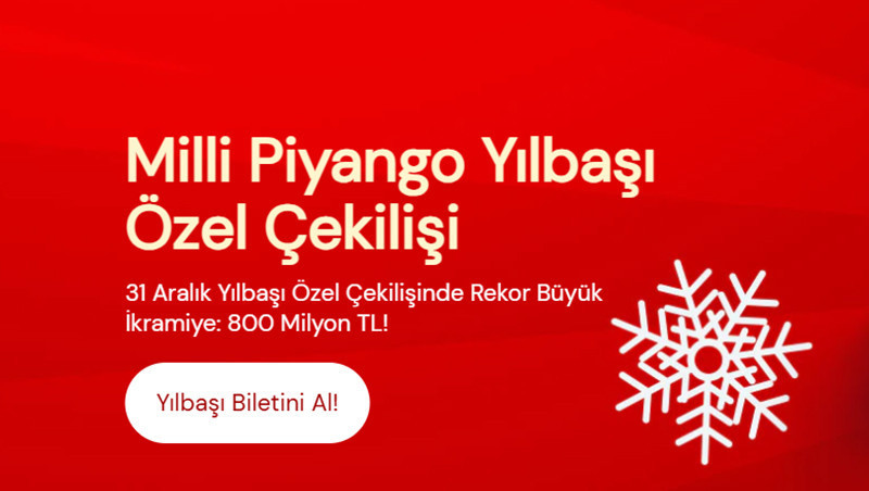 2026 MİLLİ PİYANGO YILBAŞI BÜYÜK İKRAMİYESİ NE KADAR