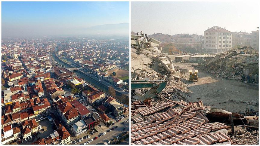 En aktif fay hatlarının üzerinde dedi ve o ilimizi işaret etti