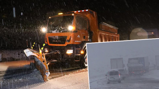 Kar yağışı başladı: Her yer beyaza büründü İstanbulun yanı başındaki ilimize de kar yağdı