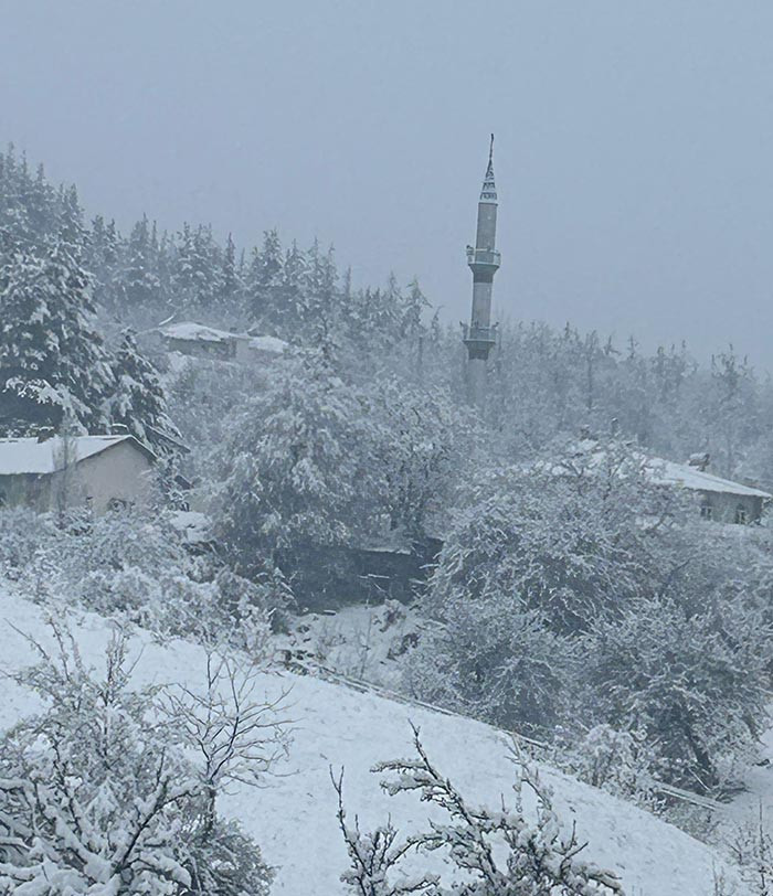Kar yağışı başladı: Her yer beyaza büründü İstanbulun yanı başındaki ilimize de kar yağdı