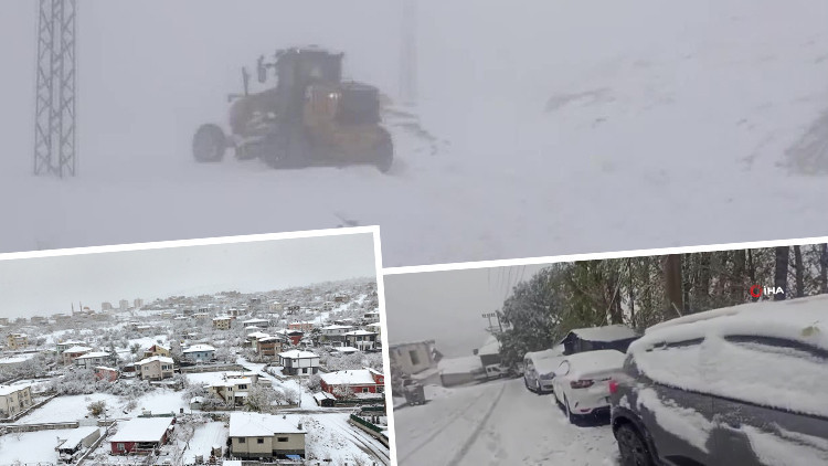 Birçok ilde kar sürprizi Yollar kapandı... Her yer beyaza büründü, hava sıcaklığı sıfırın altına indi Birçok ilde kar sürprizi Yollar kapandı... Her yer beyaza büründü, hava sıcaklığı sıfırın altına indi