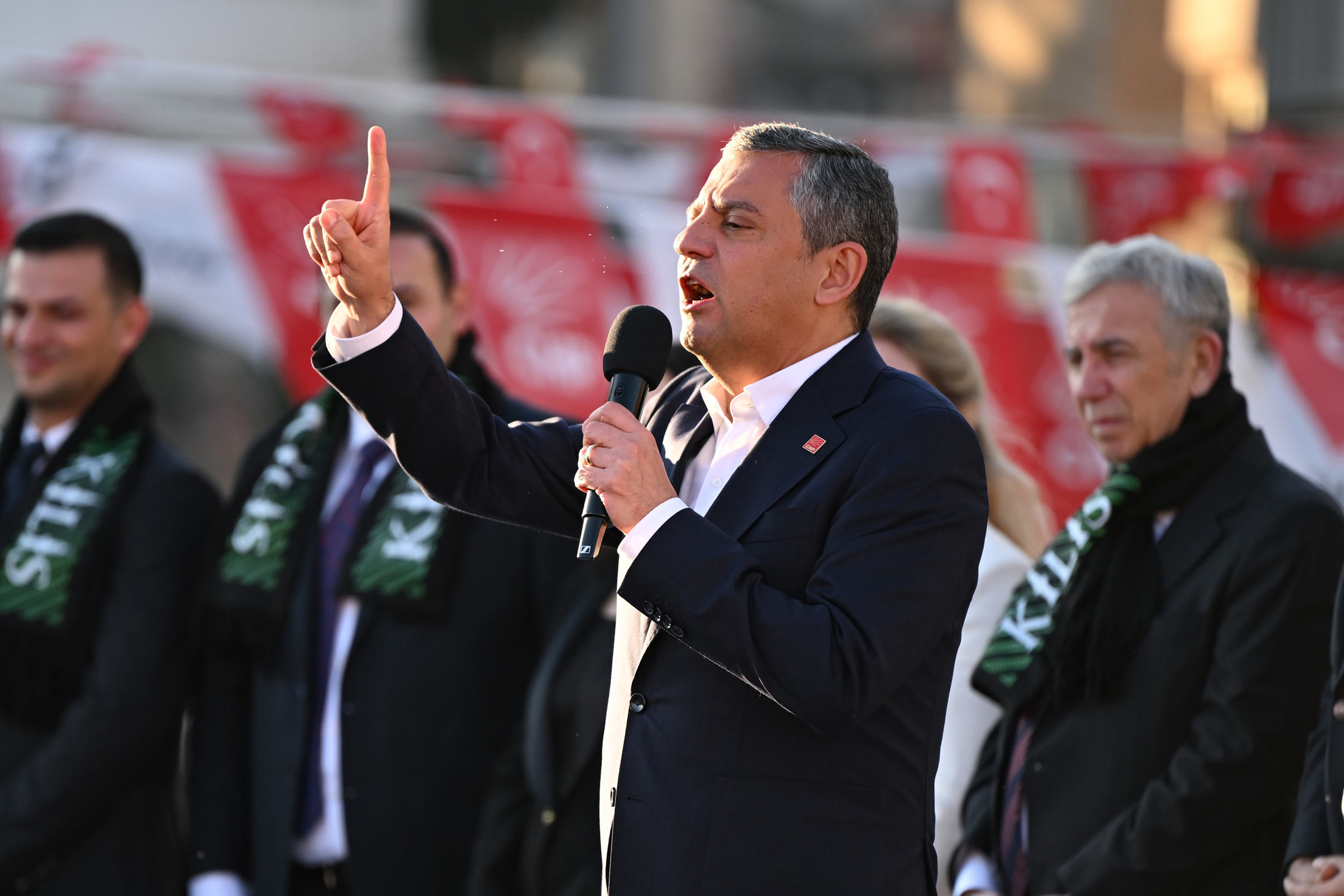 CHP Genel Başkanı Özel, partisinin Kilis mitinginde konuştu