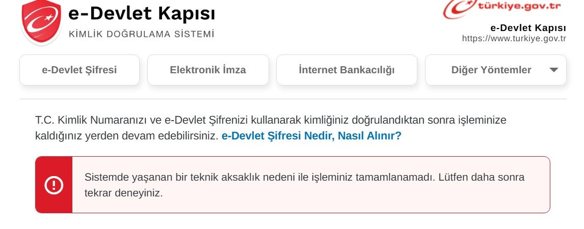 E-devlet çöktü mü son dakika 2025, neden açılmıyor E-devlete neden giremiyorum, ne zaman düzelir