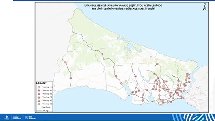 İSTANBUL YENİ HIZ LİMİTİ VE GÜZERGAHLAR LİSTESİ || İstanbul yeni hız sınırı ne oldu Hız sınırı nerelerde, hangi caddelerde değişti Avrupa ve Anadolu Yakasında toplam 84 noktada değişiklik