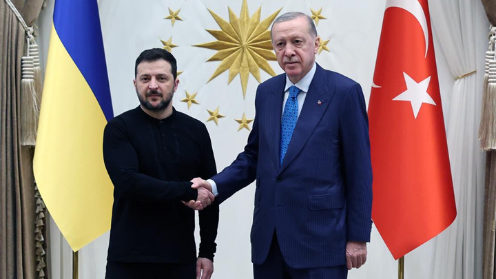 Son dakika... Cumhurbaşkanı Erdoğan - Zelenski görüşmesi başladı