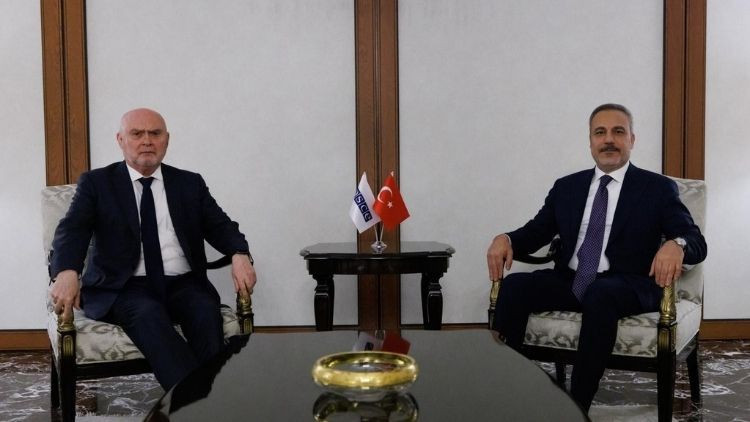 Dışişleri Bakanı Fidan, AGİT Genel Sekreteri Sinirlioğlu ile görüştü