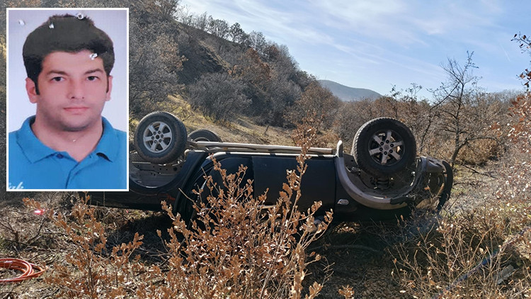 Kayıp olarak aranan öğretmen, devrilen kamyonette ölü bulundu