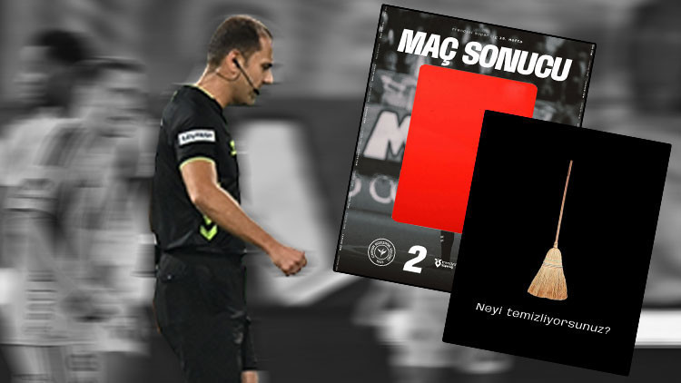 Rizespor'dan kırmızı kart tepkisi: 'Neyi temizliyorsunuz?'