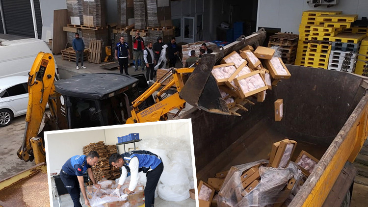 El insaf! Vatandaşa yedireceklerdi, yakalandılar... Tam 25 ton: Hepsi imha edildi