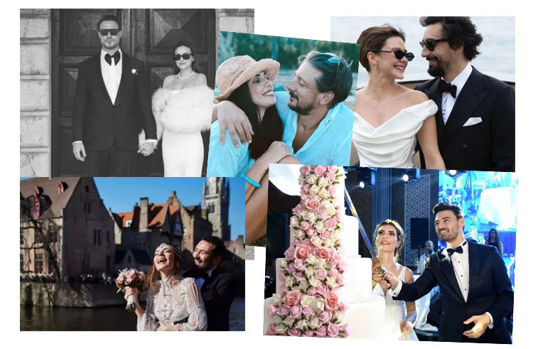 ÜNLÜLERİN NİKAH FOTOĞRAFLARI