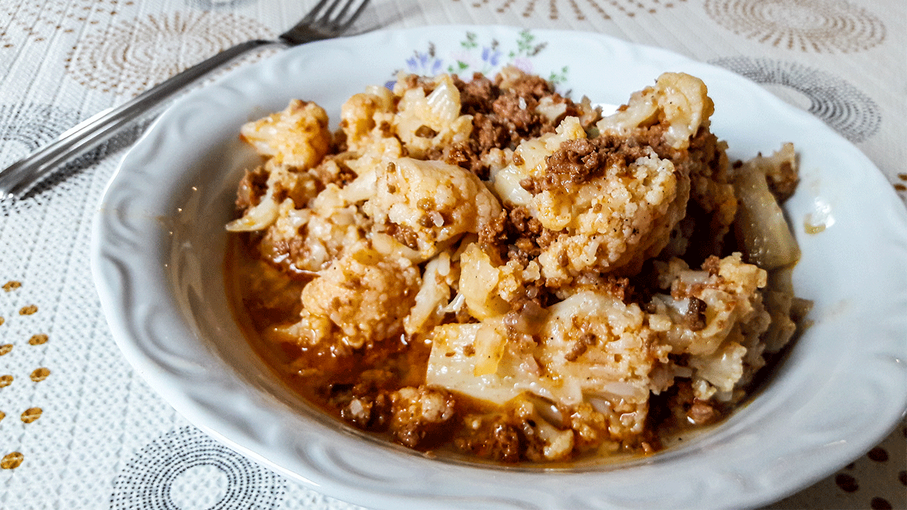 Kıymalı karnabahar tarifi