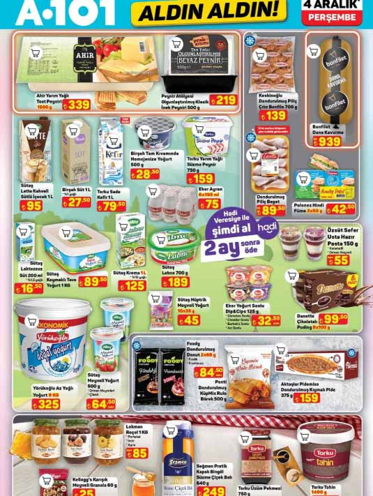 SATIŞA ÇIKTI A101 YILBAŞI İNDİRİM KATALOĞU 4 ARALIK 2025 || A101 Aldın Aldın aktüel afişi bu hafta neler sunuyor, hangi ürünler var A101 broşürü ile yılbaşı süsleri, katlanabilir masa, yılbaşı ağacı, el bakım seti, cilt temizleyici raflarda