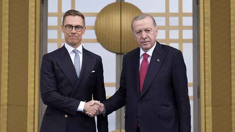 Cumhurbaşkanı Erdoğan Finlandiya Cumhurbaşkanı ile görüştü