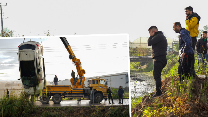 Kanala uçan cipte hayatını kaybetti! Eşi cenazesinin çıkarılmasını gözyaşlarıyla izledi: '3 çocuğum var, ne diyeceğim'