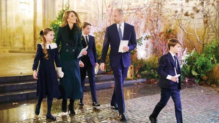 Prenses Kate Noel korosunda