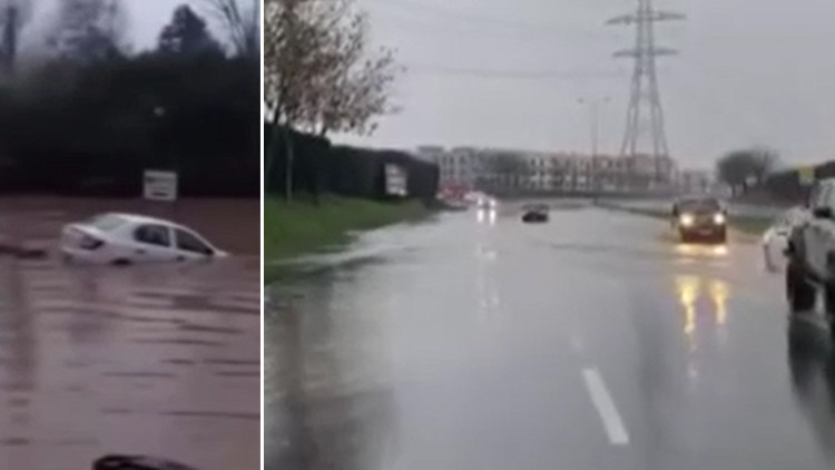 İstanbulda aralıklarla kuvvetli yağış etkili oluyor