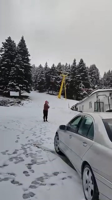 Sıcağıyla meşhur ilde kış başladı... Mevsimin ilk karı düştü