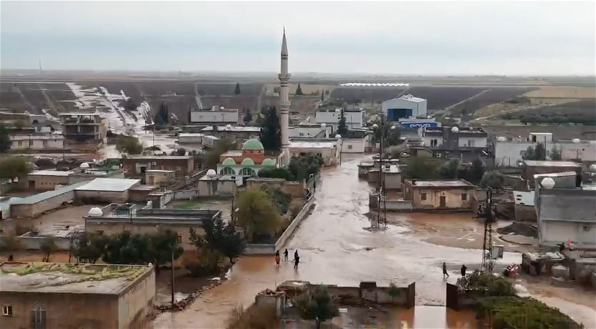 Yer: Mardin | Bir mahalle sular altında kaldı