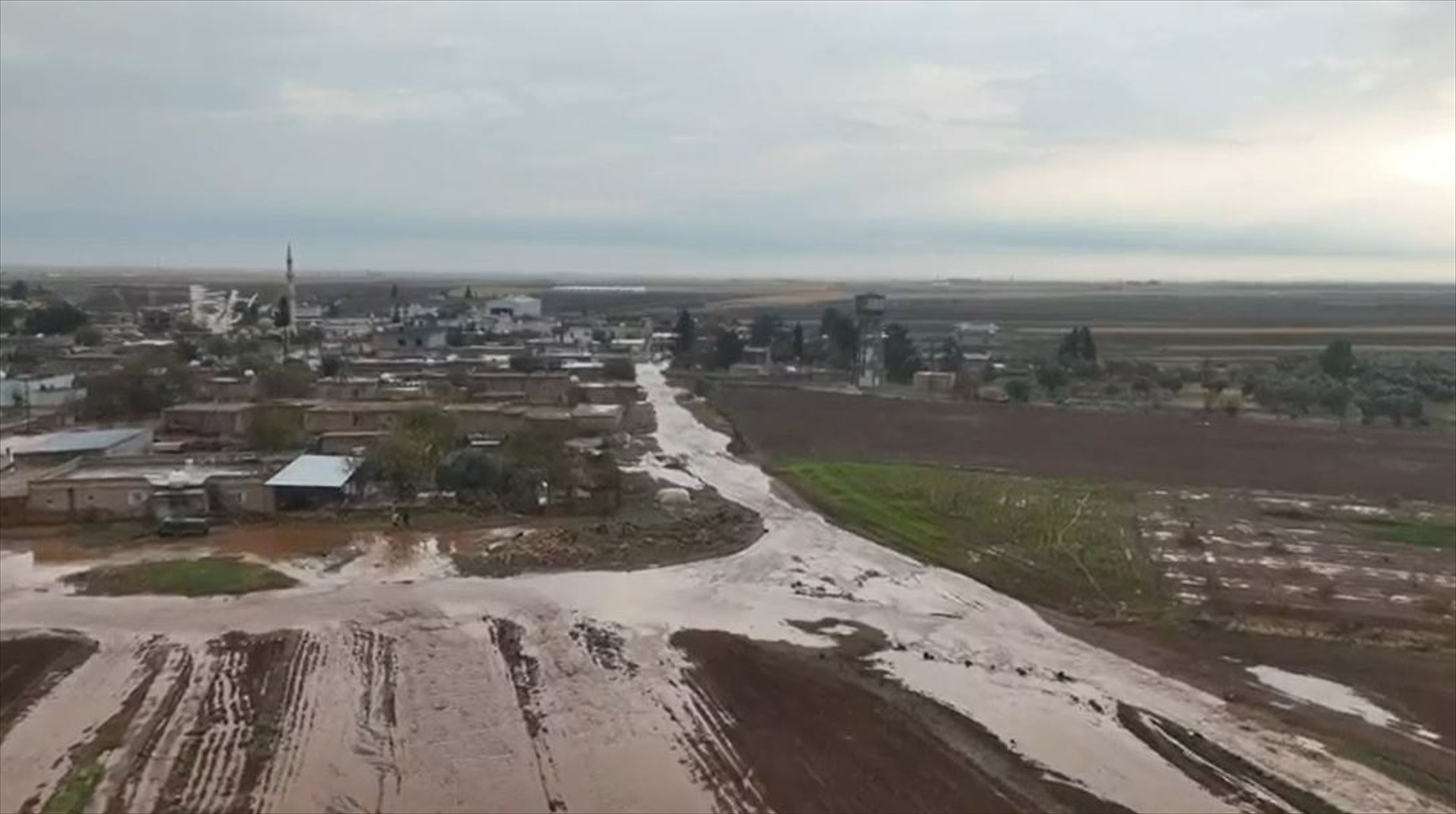 Yer: Mardin | Bir mahalle sular altında kaldı