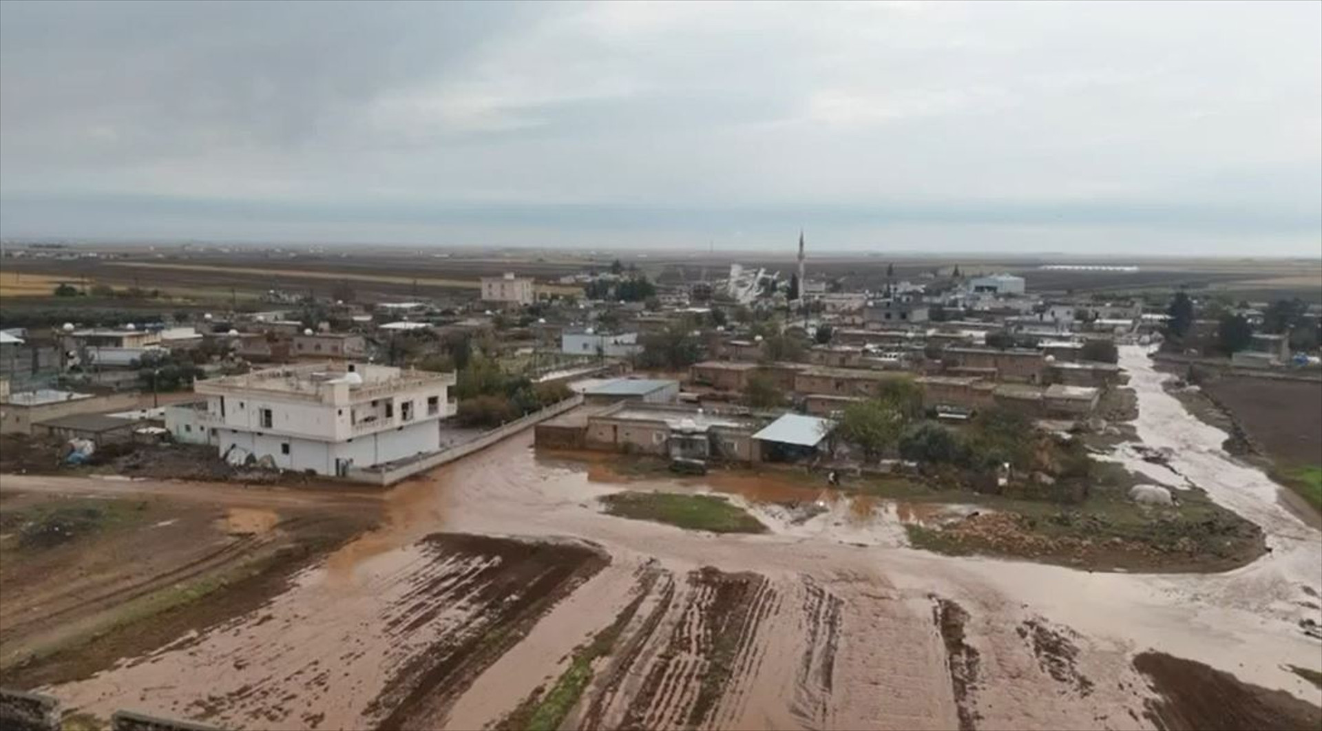 Yer: Mardin | Bir mahalle sular altında kaldı