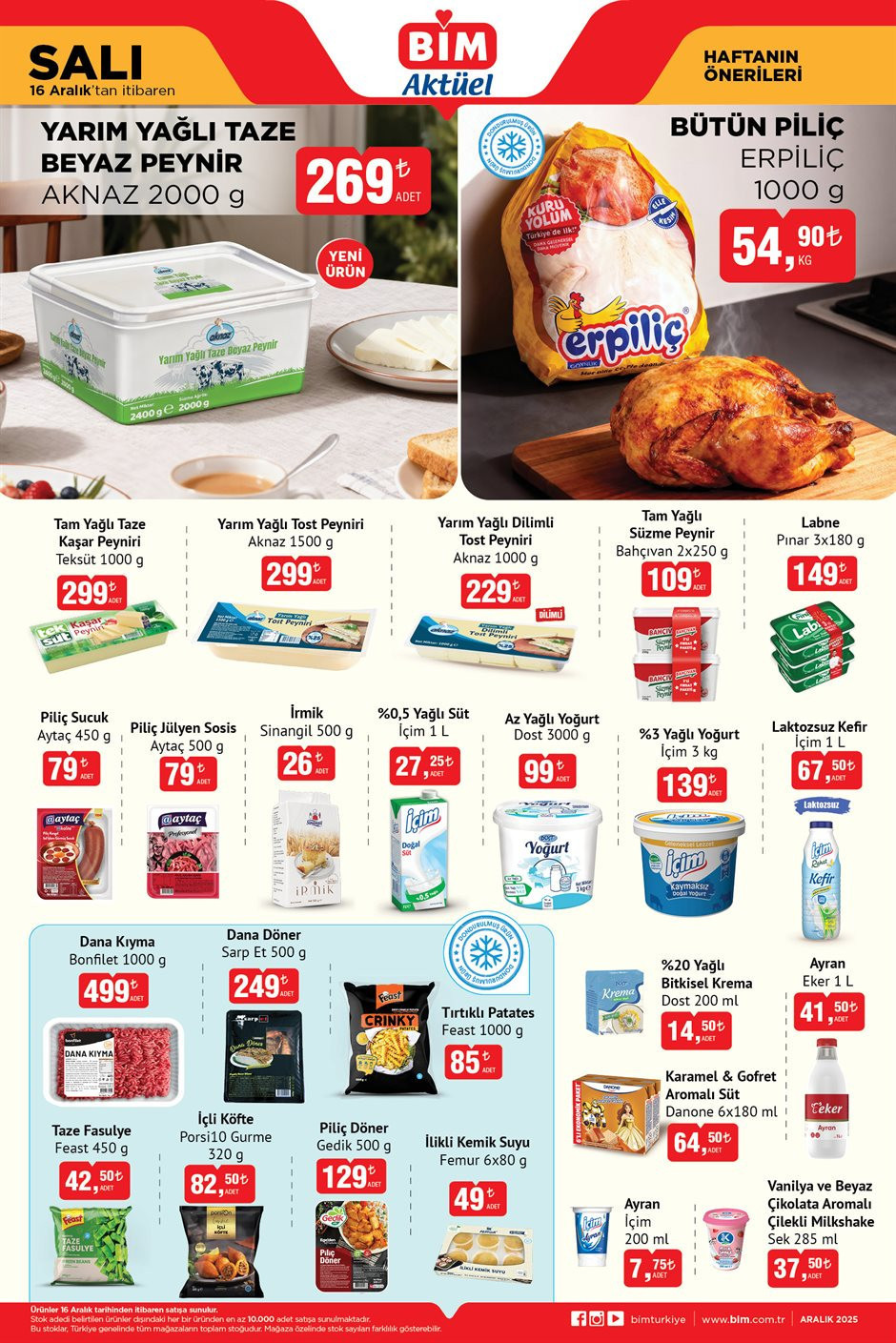BİM AKTÜEL 16 ARALIK 2025 KATALOĞU