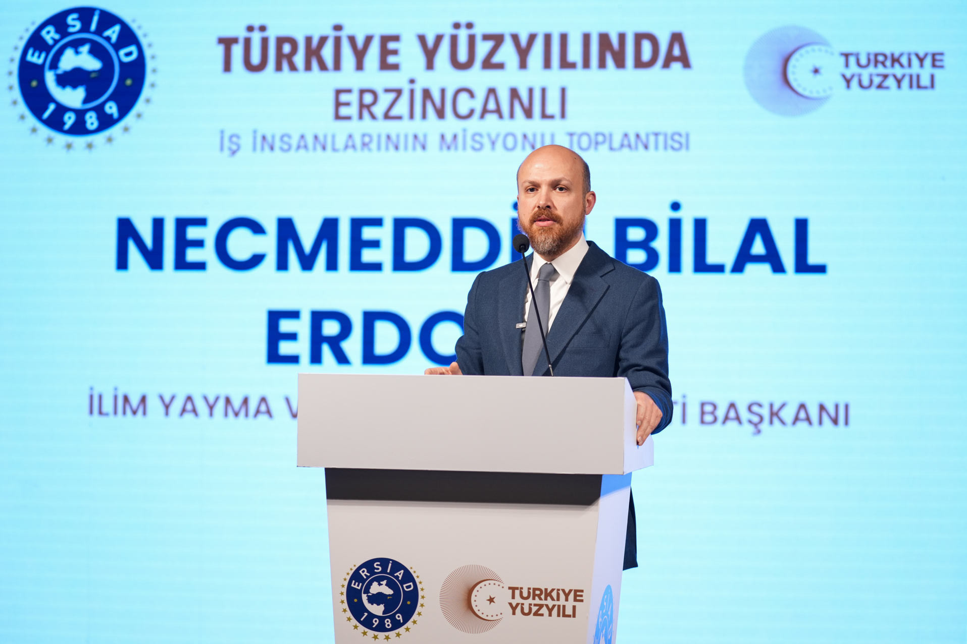 Bilal Erdoğan Türkiye Yüzyılında Erzincanlı İş İnsanlarının Misyonu programında konuştu
