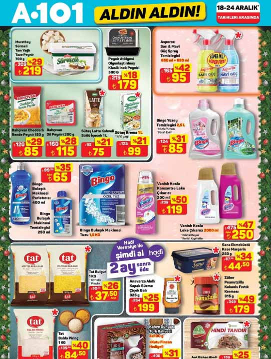 RAFLARDA A101 ALDIN ALDIN AKTÜEL ÜRÜNLER KATALOĞU BU HAFTA 18 ARALIK 2025 || A101 aktüel afişi yeni ürünleri neler A101 indirim broşürü ile cam temizleme robotu, Latte makinesi, katı meyve sıkacağı, piyano, 3lü beyaz cam ankastre seti satışta