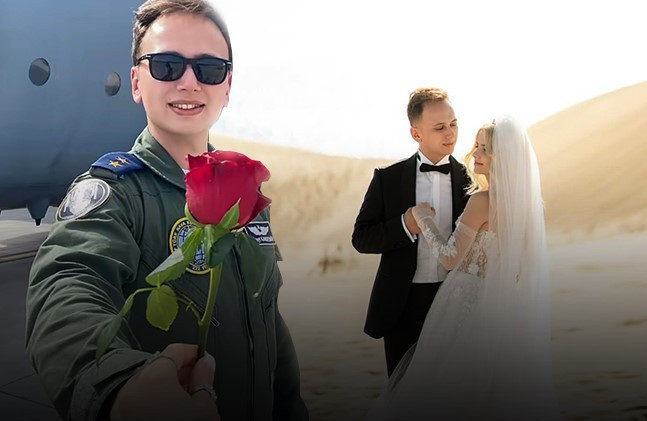 Şehit üsteğmenin eşi, düşen uçakta birlikte çekildikleri fotoğrafları paylaştı