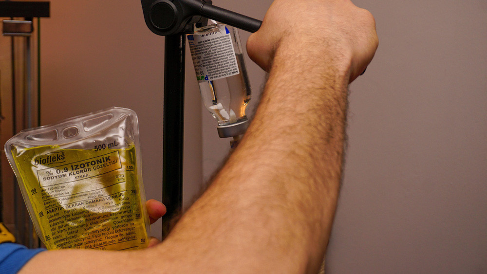 Evde serum hayati risk taşıyor