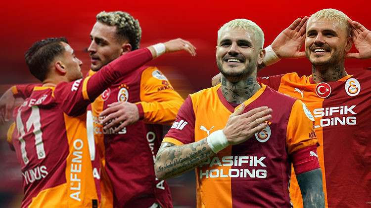 Galatasaray'da Mauro Icardi'nin tarihi gecesi: Hagi'yi solladı! Yunus Akgün ve Barış Alper'den asist krallığına damga
