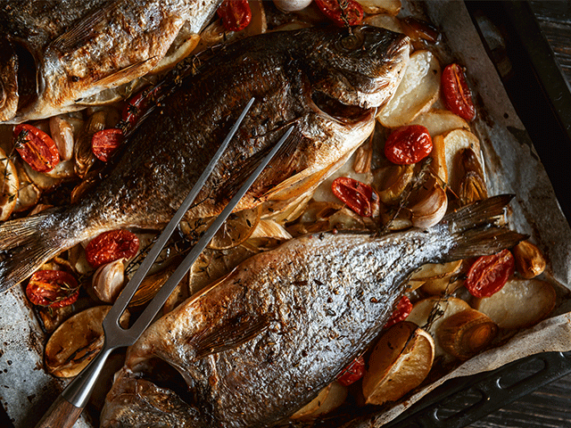 Hafif ve leziz: Fırında çipura