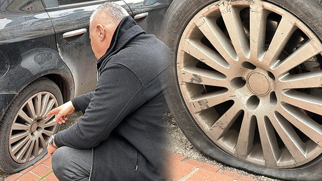 Alanya'da akılalmaz olay! Park halindeki 20 aracın lastiklerini patlatıp masrafları karşıladı