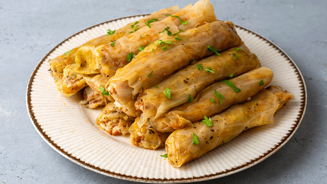 Zeytinyağlı lahana sarması tarifi