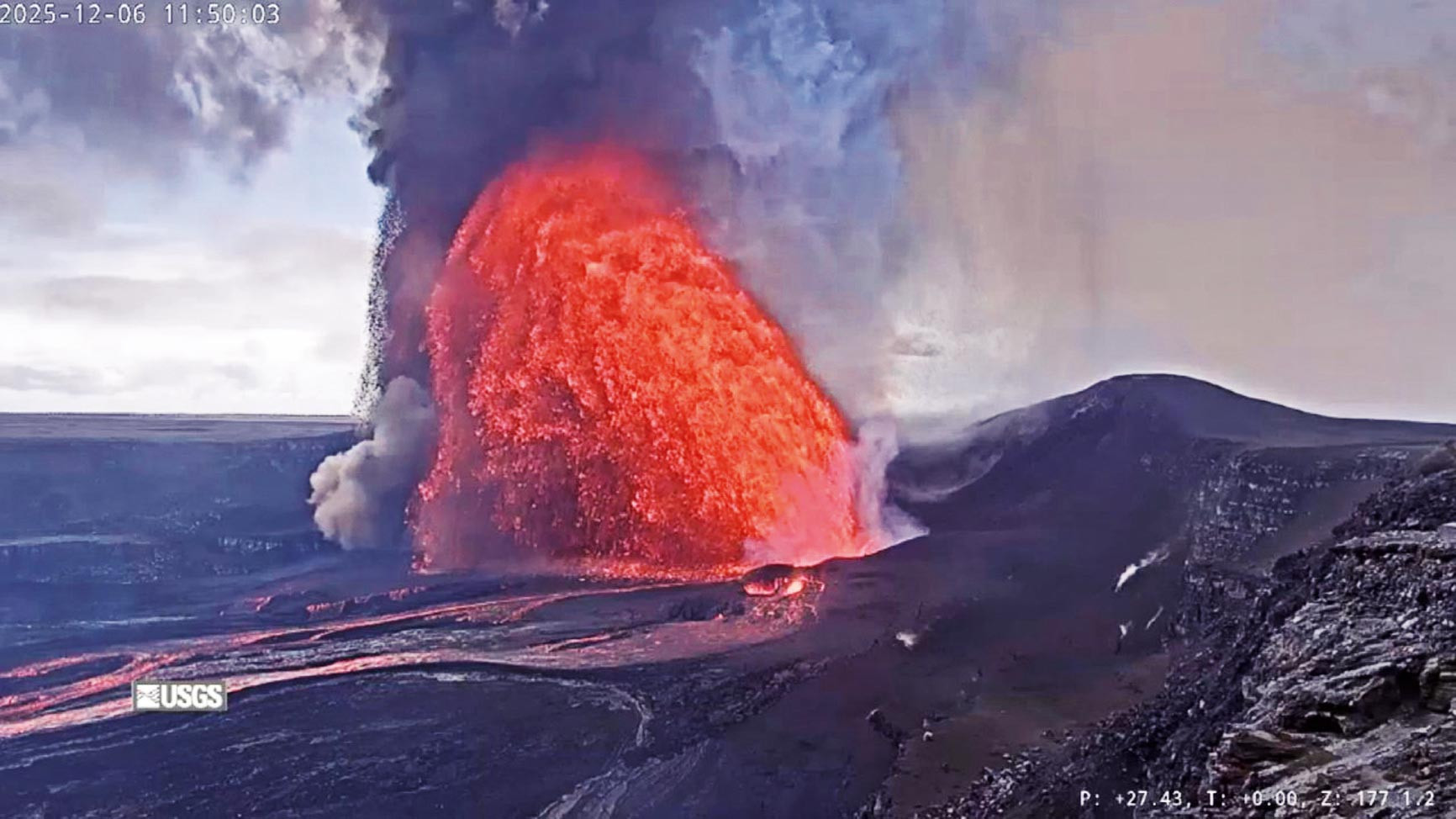 Kılauea 39. kez patladı