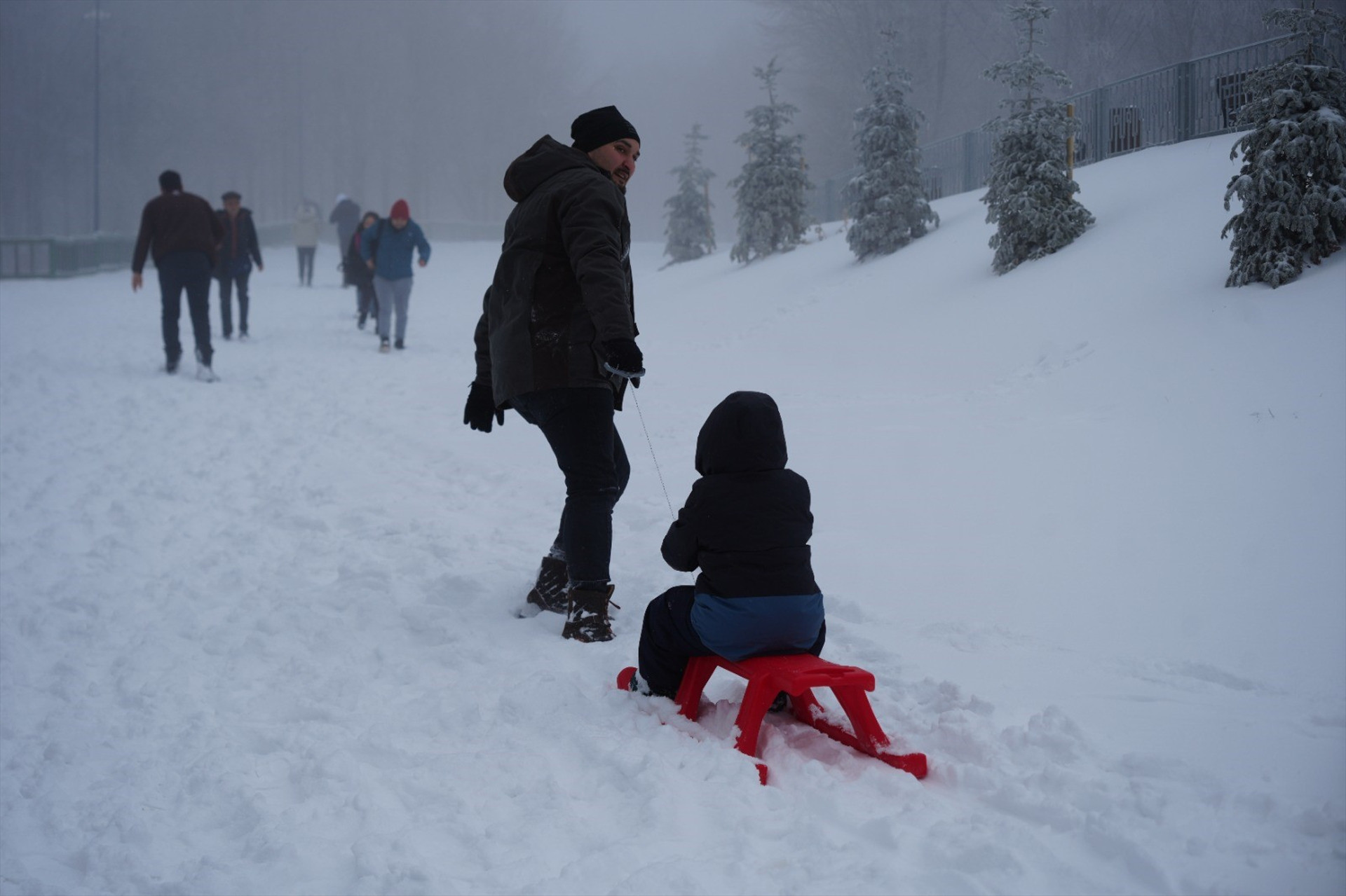 KOCAELİDE KAR YAĞIŞI