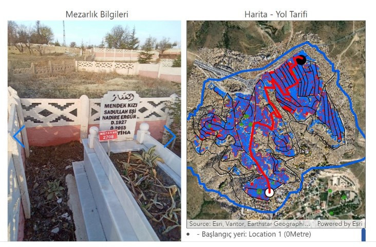 Belediyeden dikkat çeken mezarlık uygulaması | Dijital çağa ayak uydurmak için yaptık