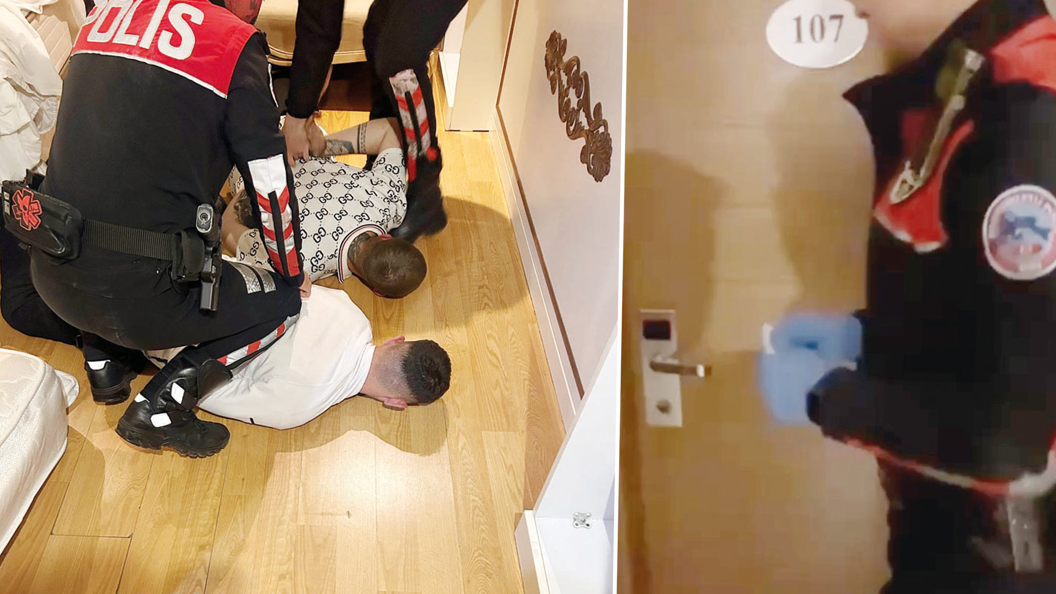 107 numaraya baskın