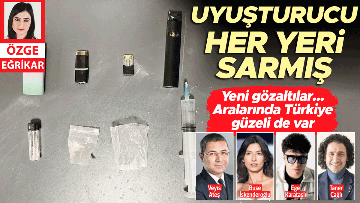 Ünlülere uyuşturucu operasyonunda yeni dalga