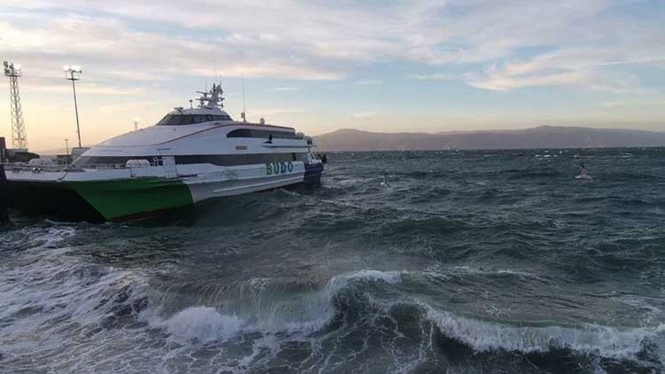 BUDO'nun bazı seferleri olumsuz hava koşulları nedeniyle iptal edildi