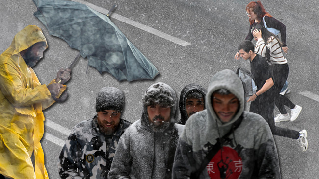 Kuvvetli sağanak geliyor: Meteoroloji'den yağış, rüzgar ve buzlanma uyarısı! Ankara dahil 14 ilde kar alarmı! İşte kar nedeniyle eğitime ara verilen iller