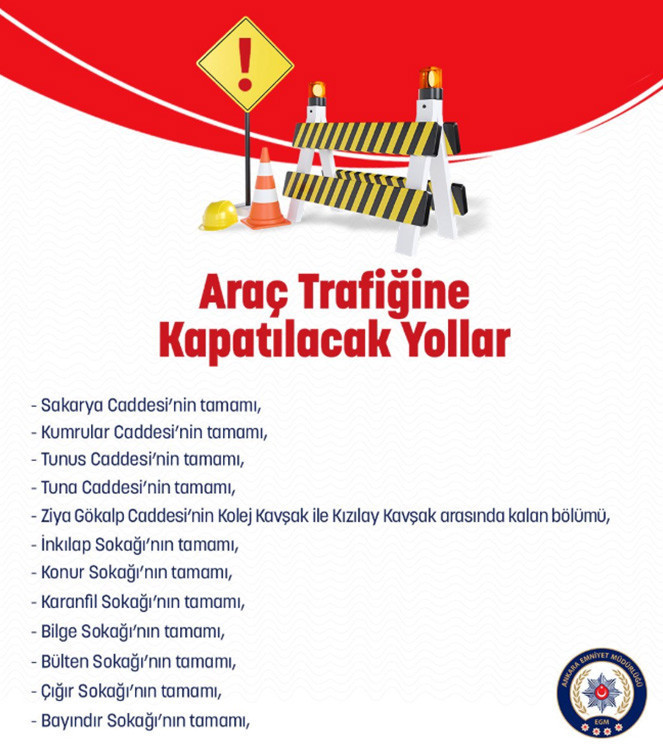 İHTİYAÇ OLMASI HALİNDE KAPATILACAK YOLLAR İHTİYAÇ OLMASI HALİNDE KAPATILACAK YOLLAR