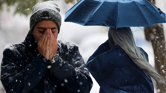 Yoğun kar yağışı ve sağanak geliyor: Meteoroloji'den kuvvetli yağış, rüzgar ve buzlanma uyarısı | Her yer beyaza büründü: İşte kar tatili olan iller