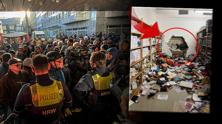 Almanya'da filmleri aratmayan banka soygunu