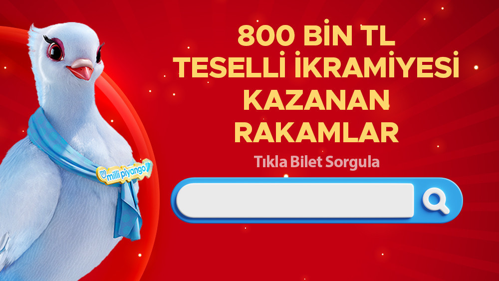 800 BİN TL TESELLİ İKRAMİYESİ KAZANDIRAN NUMARALAR