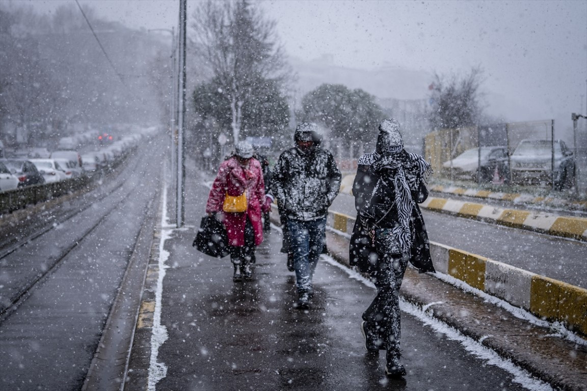  Lapa lapa yağdı, her yer beyaza büründü