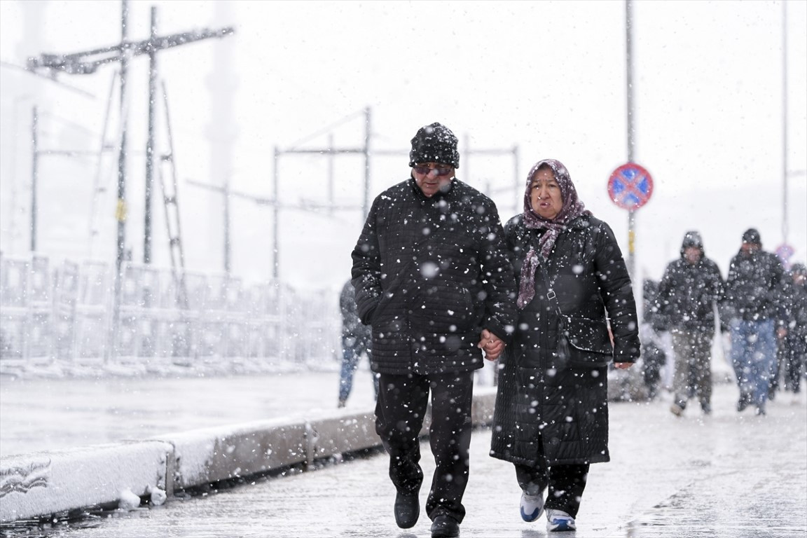  Lapa lapa yağdı, her yer beyaza büründü