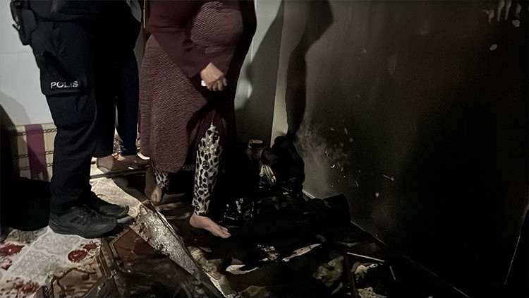 Uzaklaştırma kararı aldı, kayınvalidesinin evini ateşe verdi