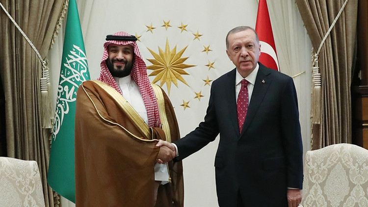 Cumhurbaşkanı Erdoğan, Suudi Arabistan Veliaht Prensi Selman ile görüştü